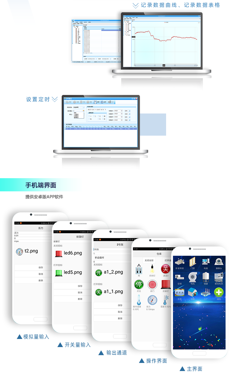 DAM-0400 工業(yè)級網絡控制模塊手機端界面