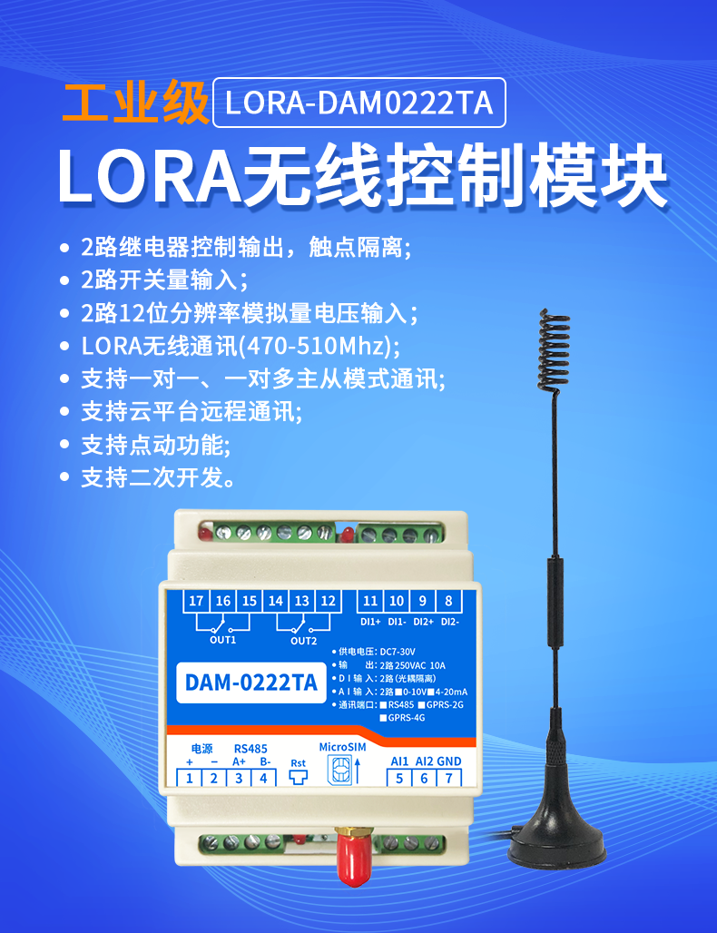 LoRa0222  LoRa無(wú)線控制模塊