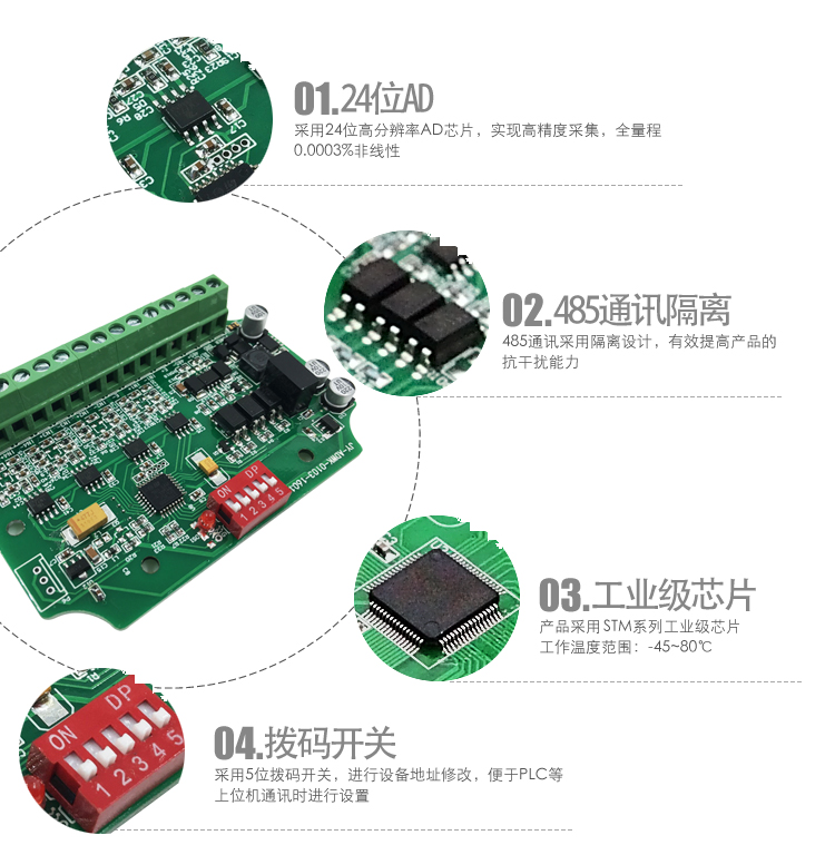  CZ1000GN稱重變送模塊細(xì)節(jié)