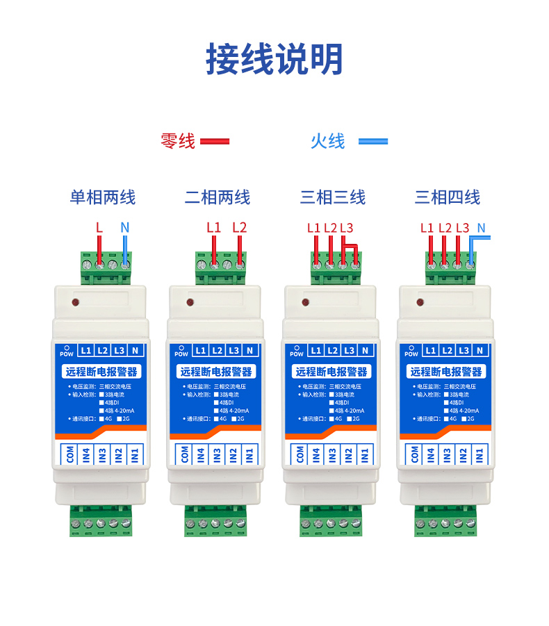 遠(yuǎn)程斷電報(bào)警器 接線說(shuō)明