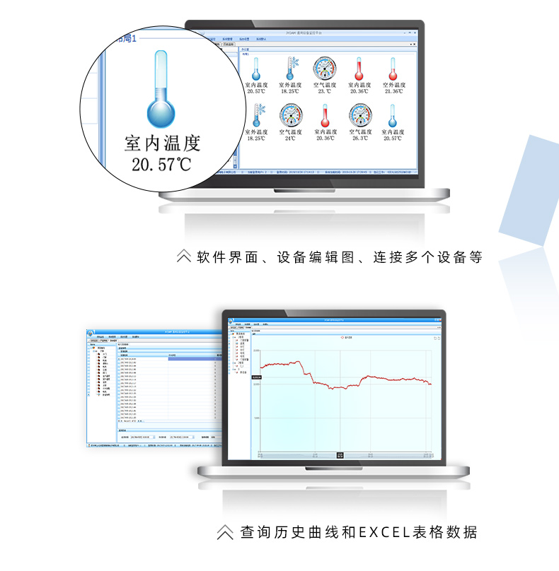 云平臺 DAM-PT06 溫度采集模塊應用軟件